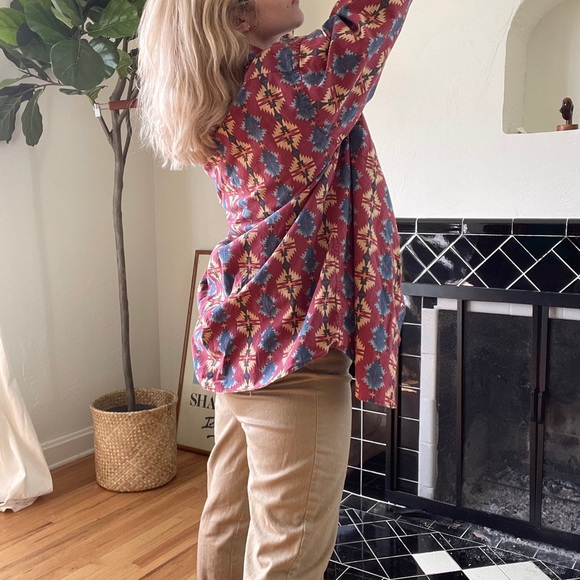 Vintage Tribal Patterned Shirt - Picture 3 of 9